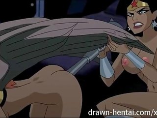 Justice league hentai - dva piščanci za batman kurac